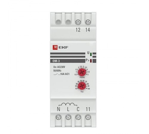 Ограничитель мощности ОМ-3 EKF PROxima  rel-pl-3  EKF