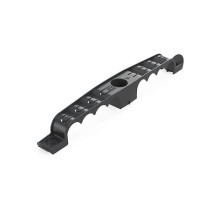 Держатель труб для прямого монтажа двусторонний на 8 мест в гофроящике чёрный d16 (150шт/кор) Промрукав  PR13.03292  Промрукав