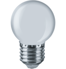 Лампа светодиодная для белт лайта 1Вт Е27 230В белый NLL-G45-1-230-W-E27 шарик матовый  61243  Navigator