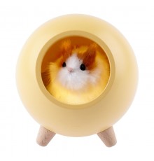 Светильник-ночник светодиодный настольный NLED-468-1W-Y "Хомяк в домике", желтый   Б0052815  ЭРА