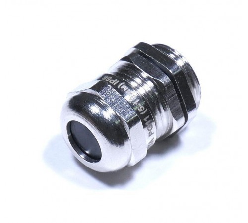 Кабельный ввод PG 11 латунь УТ1,5 IP68 (d кабеля 5-10 мм)  zeta30145  ГОФРОМАТИК