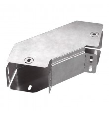 Угол горизонтальный 90 градусов с крышкой Стандарт 100х80  PR16.0412  Промрукав