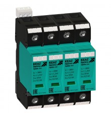 Ограничитель импульсных перенапряжений (УЗИП) OptiDin OM-I-4-280/12,5  114243  КЭАЗ