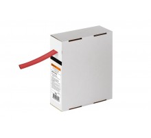 Термоусаживаемая трубка ТУТнг 10/5 красная в коробке (10 м/упак)   SQ0518-0423  TDM