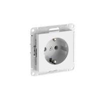 AtlasDesign Белый Розетка с заземлением, 16А, механизм, быстрозажимные клеммы  ATN000143S  SE
