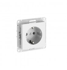 AtlasDesign Белый Розетка с заземлением, 16А, механизм, быстрозажимные клеммы  ATN000143S  SE