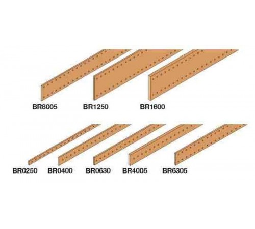 Шина медная In=630A L=1750 (2шт)  BR0630  ABB