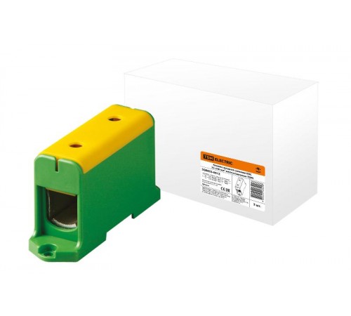 Клемма вводная силовая КВС 35-240 кв.мм. желтая/зеленая   SQ0833-0012  TDM