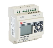 Программируемое реле 12 в/в с диспл. 24В PRO-Relay EKF PROxima  ILR-12DR-24D  EKF