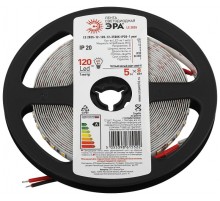 Лента светодиодная LS 2835-12-120-12-3500K-IP20-1 year-5m  Б0053971  ЭРА