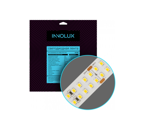 Лента светодиодная 24В 93 558 ИСЛ-2835W320-24-CRI80-IP20-24V  93558  INNOLUX