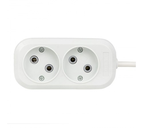 Удлинитель "Эксперт" 2 гнезда  5 метров 10А/2,2кВт без заземления ПВС 2х0,75  EKF PROximaUBA10-275-2-05EKF