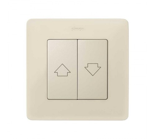 Simon 82 Клавиши (2 шт)  для двухклавишного кнопочного выключателя для управления жалюзи, механическая блокир  82028-31  Simon