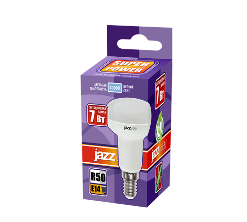 Лампа светодиодная PLED- SP R50 7w 4000K E14 230/50  .5019751  Jazzway