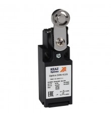 Выключатель концевой OptiLiS D4N-4125 рычаг металлический с роликом металлическим EN 50047 XCKN2119P20  365309  КЭАЗ