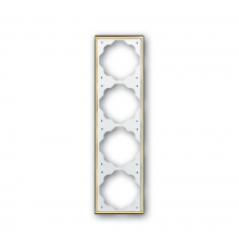 Рамка 4-постовая, серия impuls, цвет золото  1754-0-3641   2CKA001754A3641  ABB