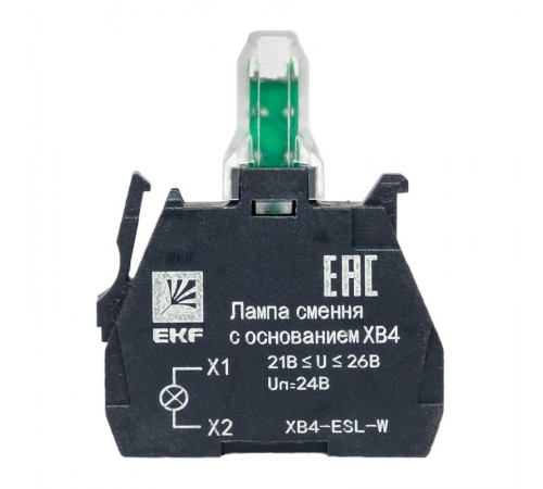 Лампа сменная c основанием XB4 белая 24В EKF PROxima    XB4-ESL-W   EKF 