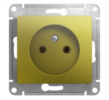 Glossa Фисташковый Розетка без заземления  GSL001041  SE