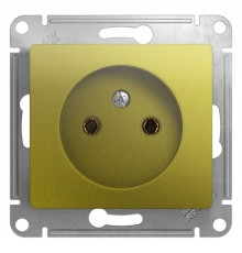 Glossa Фисташковый Розетка без заземления  GSL001041  SE