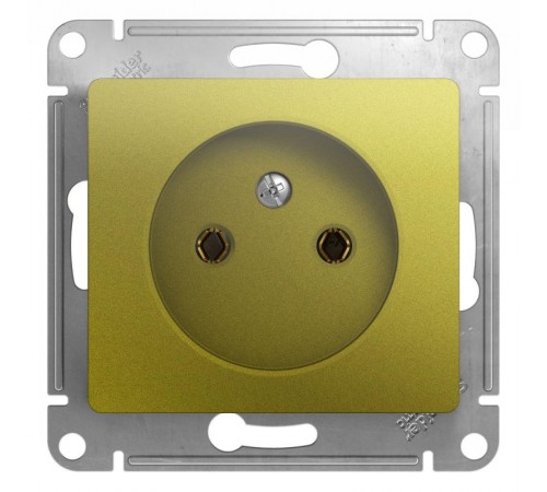 Glossa Фисташковый Розетка без заземления  GSL001041  SE