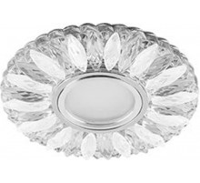Светильник встраиваемый с белой LED подсветкой CD917 потолочный MR16 G5.3 прозрачный-матовый  29536  Feron