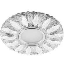 Светильник встраиваемый с белой LED подсветкой CD917 потолочный MR16 G5.3 прозрачный-матовый  29536  Feron