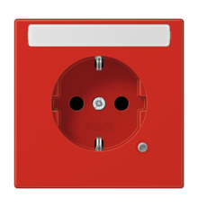 SCHUKO розетка с полем для надписи 9x58 мм LS1520BFNAKORT Jung