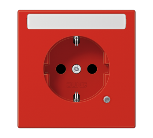 SCHUKO розетка с полем для надписи 9x58 мм LS1520BFNAKORT Jung