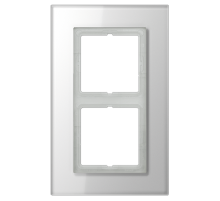 Рамка для серии LS-Plus 2-кратная;  LSP982GLWW Jung