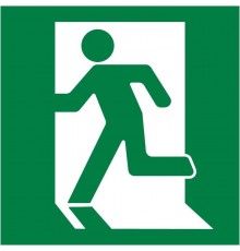 Пиктограмма квадрат "Выход налево"  60612DEK  DEKraft