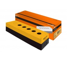 Корпус КП105(6) для кнопок 5(6) мест желтый   SQ0705-0010  TDM