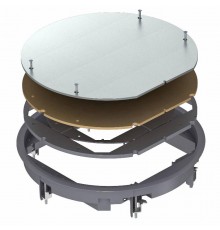 Ревизионный лючок ZESR9-2 U (полиамид,серый) (ZESR9-2 U12T7011)  7406805  OBO Bettermann