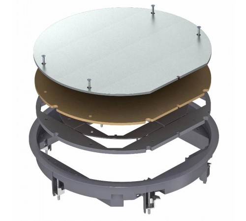 Ревизионный лючок ZESR9-2 U (полиамид,серый) (ZESR9-2 U12T7011)  7406805  OBO Bettermann