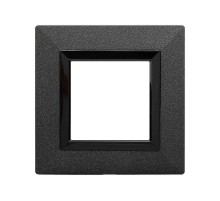 Рамка из металла, "Avanti", графитовая, 2 модуля  4407852  DKC