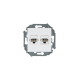 Simon 15 Белый Розетка телефонная двойная RJ11, винт. зажим  1591589-030  Simon