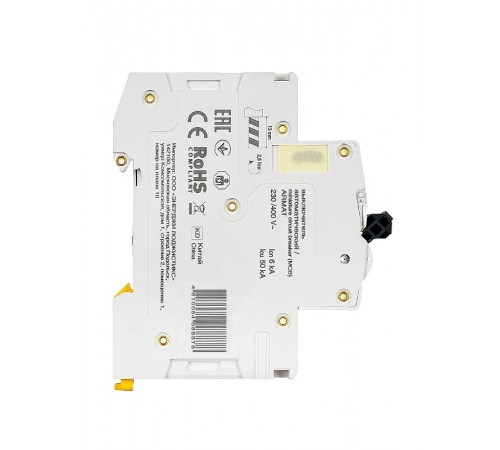 Выключатель автоматический трехполюсный M06N 3P D 3А 6кА ARMAT  AR-M06N-3-D003  IEK