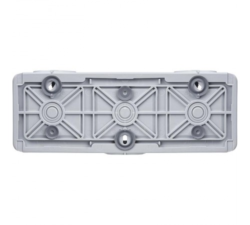 Plexo Серый Коробка 3-ая для наружного монтажа горизонтальная IP55  069680  Legrand