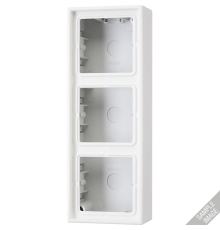 коробка для накладного монтажа с рамкой LS LS583ASW Jung