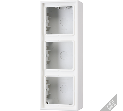 коробка для накладного монтажа с рамкой LS LS583AW Jung