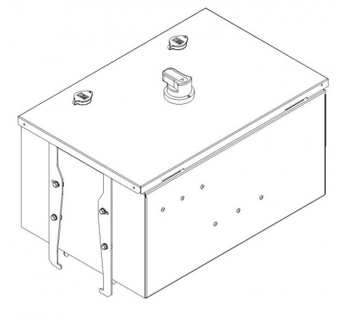 Кор. отб. мощн. Plug-in без а/в 400А Cu 3L+N+PER IP55 IEK  LB-400C4-35-PB-KOM-Y0  IEK