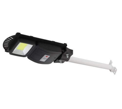 Светильник светодиодный уличный на солн.батарее SMD,с кронштейном,20W, с датч. движ.,ПДУ,400lm, 5000К, IP6  Б0046798  ЭРА