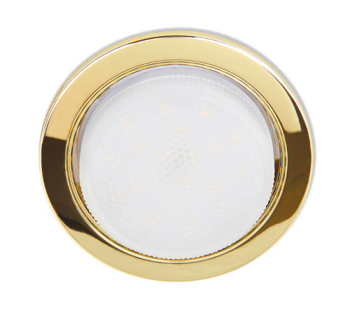 Светильник светодиодный встраиваемый _PGX53   10639. 3 золото глянцевый /10 шт. в уп./ 106*39мм  .5043466  Jazzway