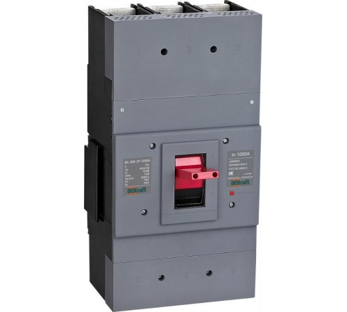Силовой автоматический выключатель 3P 1000А 70кА ВА-308 22830DEK DEKraft