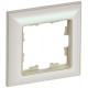 BRITE Рамка 1-ая РУ-1-Бр бежевый/жемчуг  BR-M12-12-1-K10  IEK