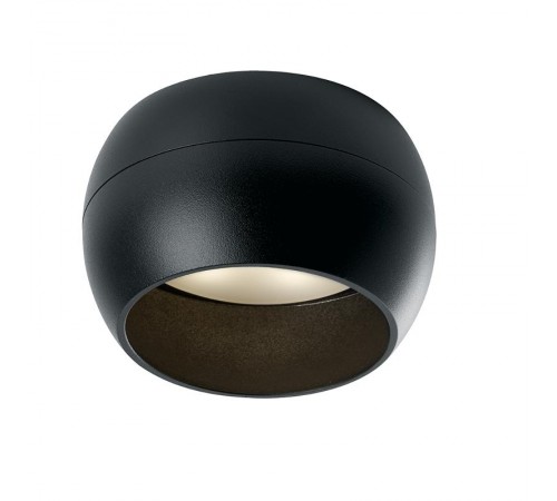 Светильник потолочный под лампу макс 12W, 230V, GX53, черный, HL355  41508  FERON
