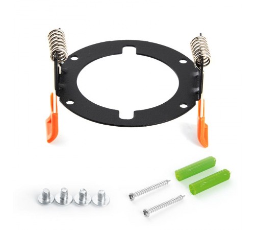 Светильник потолочный под лампу макс 12W, 230V, GX53, черный, HL355  41508  FERON