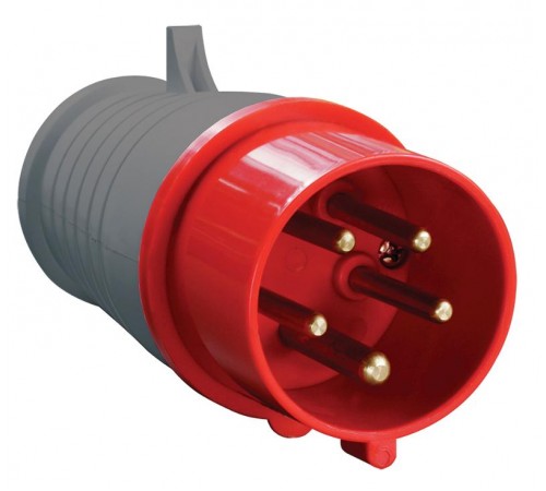 Вилка 015 3Р+РЕ+N16А 380В IP44  PSR02-016-5  IEK