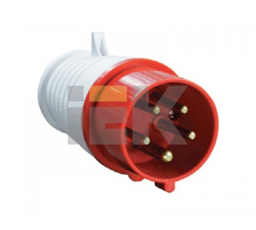 Вилка 015 3Р+РЕ+N16А 380В IP44  PSR02-016-5  IEK