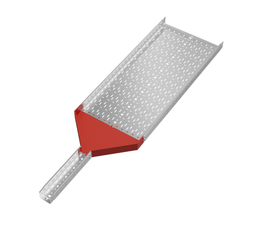 Переходник центральный 80х100-600 мм "ПЛЮС" HD  PDplus80-100-600-C HD   КМ-профиль