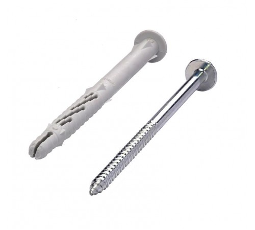 Дюбель фасад. с шурупом шест.гол. с шлицем TORX прессшайба 10x80 (30 шт)- пакет  148910  Tecfi